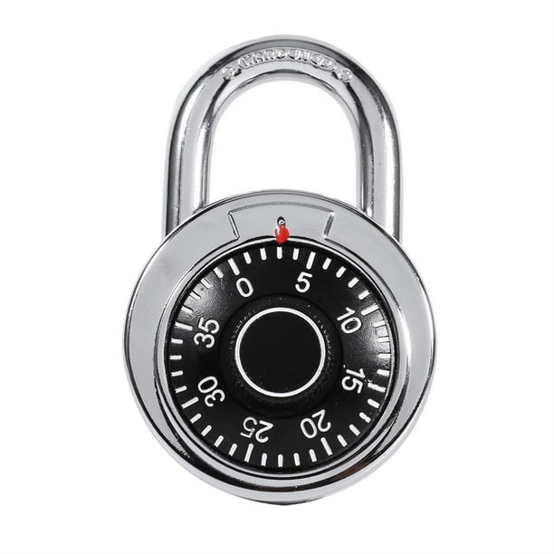 3 DIGIT ROUND COMBINATION LUGGAGE PADLOCK SECURITY BACKPACK SUITCASE TOOLBOX